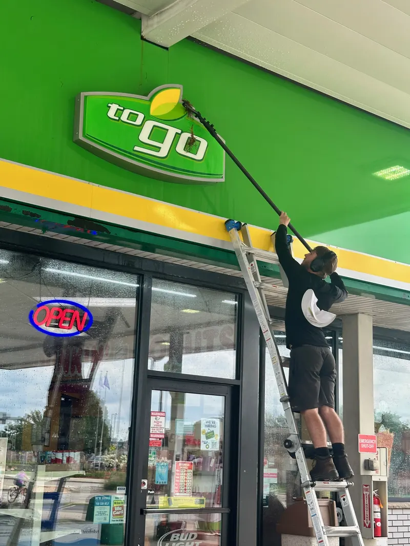 Drive-Through Lane Cleaning by The Total Wash Co. in Madison, WI