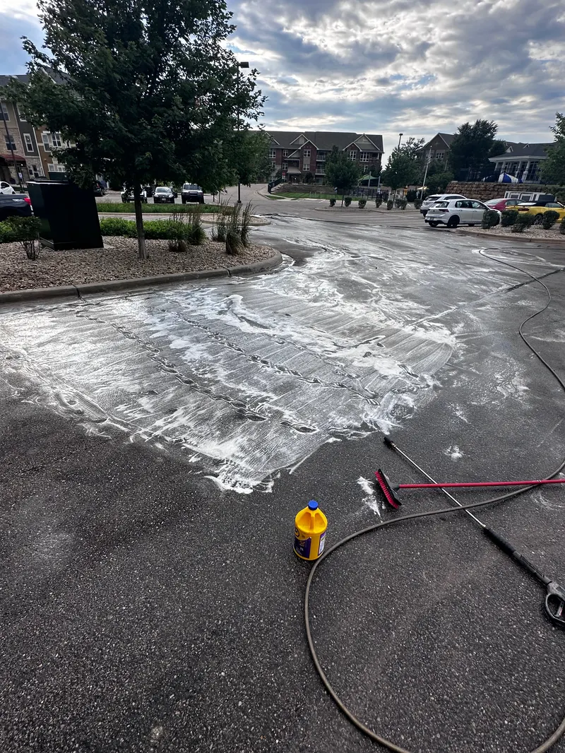Parking Lot Pressure Washing by The Total Wash Co. in Madison, WI