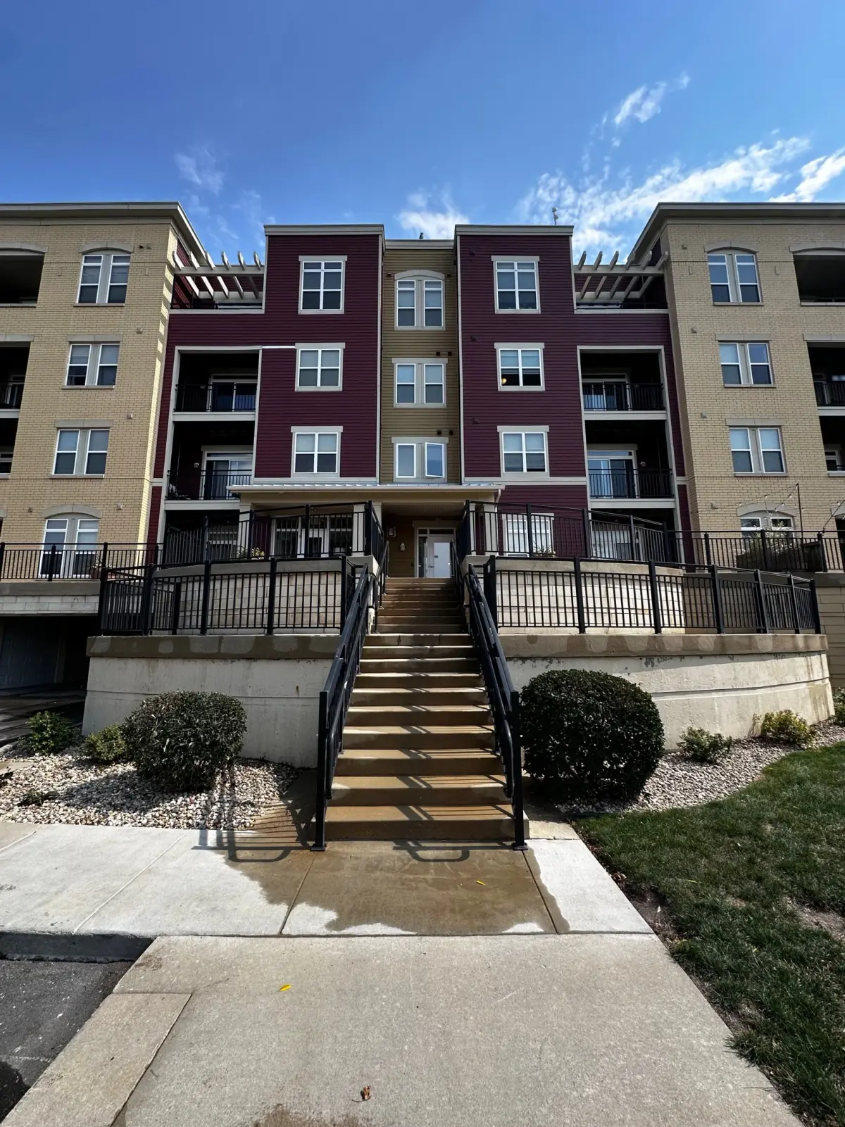Grand building exterior cleaned by The Total Wash Co.
