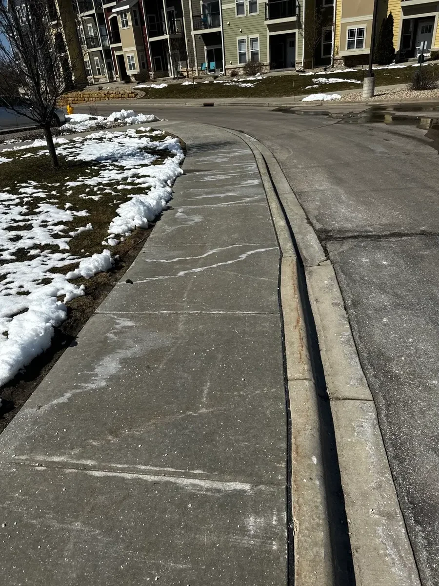 Line Striping Preparation by The Total Wash Co. in Madison, WI