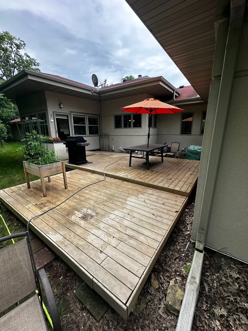 Deck Washing by The Total Wash Co. in Madison, WI