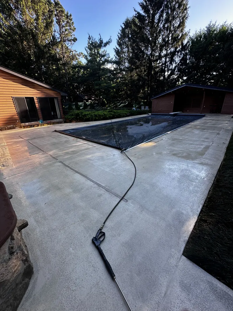 Pool Deck Cleaning by The Total Wash Co. in Madison, WI