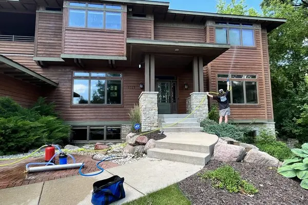 Algae on Your Roof job photo 2 — The Total Wash Co. Madison WI