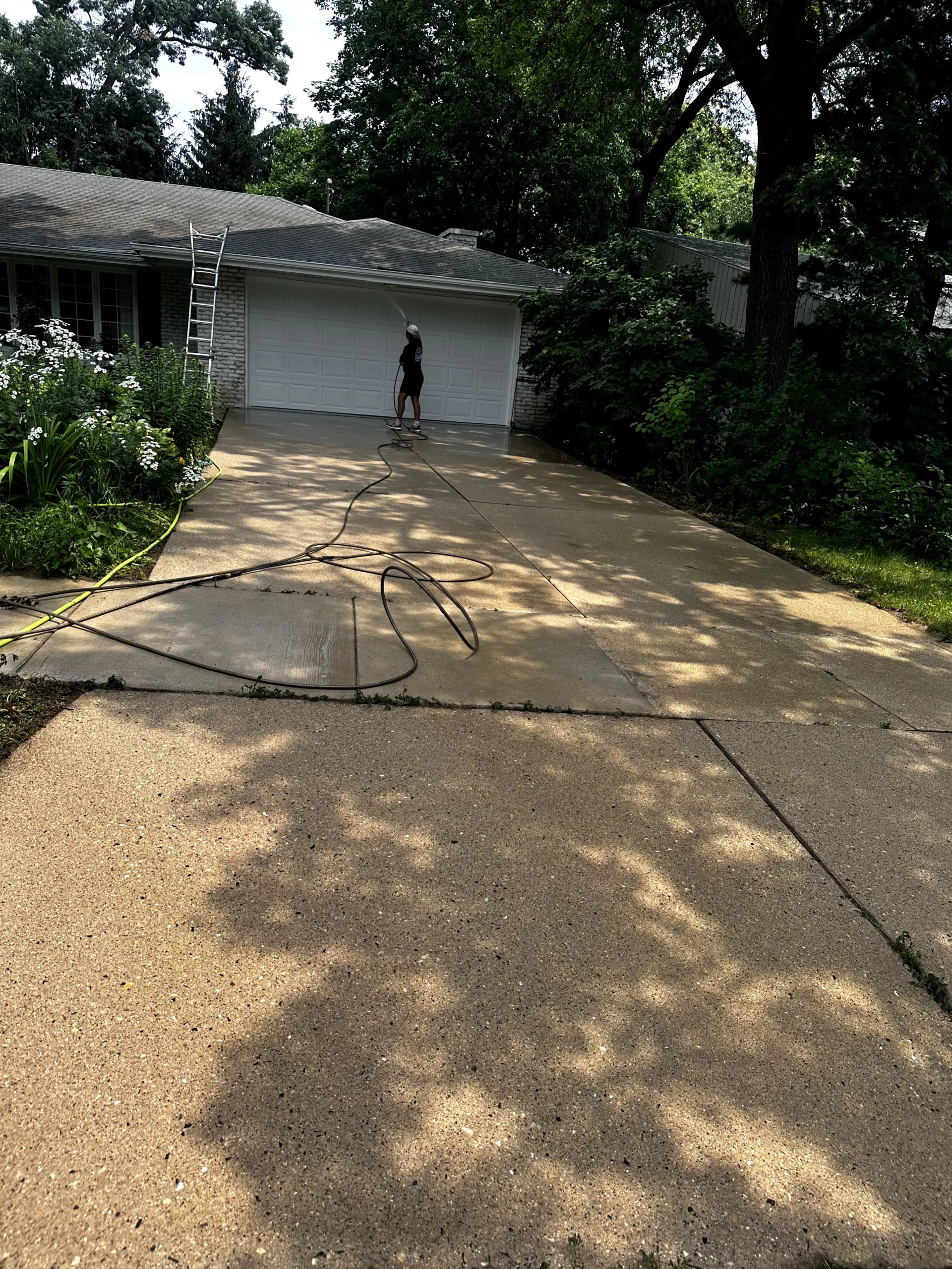 Driveway Cleaning After